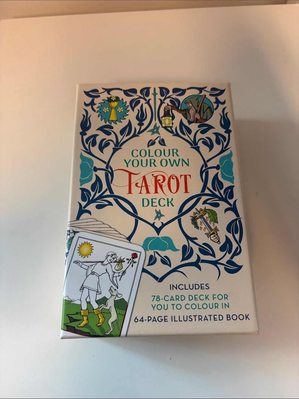 Colour your own tarot deck